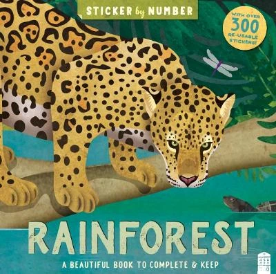 Sticker By Number Rainforest: Sticker By Number