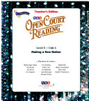 OPEN COURT READING - CALIFORNIA TEACHER EDITION BOOK 4 LEVEL 5