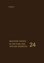Masters Theses in the Pure and Applied Sciences: Accepted by Colleges and Universities of the United States and Canada