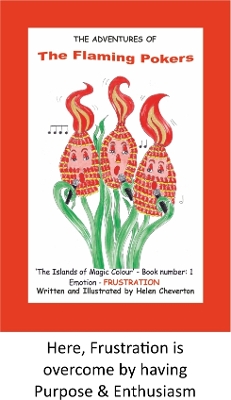 THE FLAMING POKERS: The Islands of Magic Colour - Book 1. Emotion - FRUSTRATION
