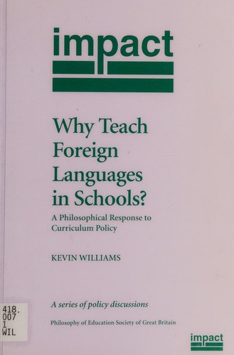 Why Teach Foreign Languages in Schools?