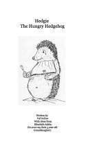 Hedgie The Hungry Hedgehog: (Reprint from 2010 to 2020)