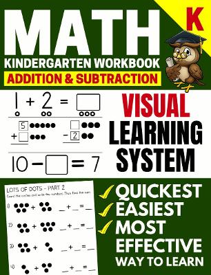 Math Kindergarten Workbook: Addition and Subtraction, Numbers 1-20, Activity Book with Questions, Puzzles, Tests with (Grade K Math Workbook)