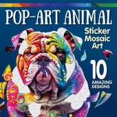 Pop-Art Animal Sticker Mosaic Art: 10 Amazing Designs
