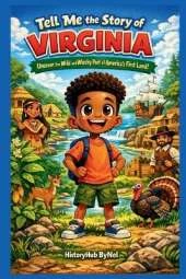Tell Me the Story of Virginia: A Fun History Book for Curious Kids!: Wild and Wacky Past of America's First Land!
