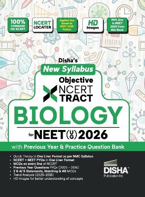 Disha New Syllabus Objective NCERT Xtract Biology for NEET 2026