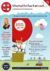 The Maths Factor: 3 Months Access to Carol Vorderman's themathsfactor.com