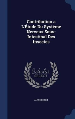 Contribution a L'Étude Du Système Nerveux Sous-Intestinal Des Insectes