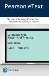 Language Arts: Patterns of Practice, Enhanced Pearson eText -- Access Card