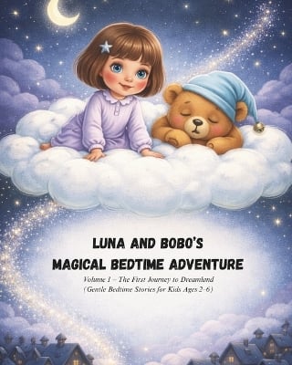 Luna and Bobo's Magical Bedtime Adventures - Volume 1: The First Journey to Dreamland (Gentle Bedtime Stories for Kids Ages 2-6)