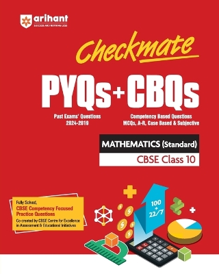 Checkmate Pyqs + Cbqs Mathematics (Standard) Cbse Class 10