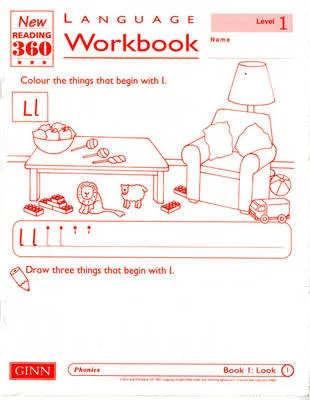 Reading 360 Language Resource Workbook 1 pack of 8