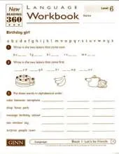 Reading 360 Language Resource Workbook 6 pack of 8