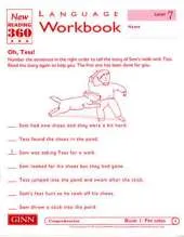 Reading 360 Language Resource Workbook 7 pack of 8