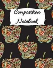 Composition Notebook: Simple linear notebook with college ruled 100 pages (8.5x11 format) / Composition Notebook for students / Wide Blank Lined Workbook / Linear Journal / Crazy Fruits Collection
