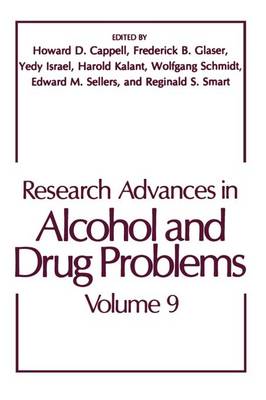 Research Advances in Alcohol and Drug Problems