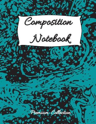 Composition Notebook: Simple linear notebook with college ruled 100 pages (8.5x11 format) / Composition Notebook for students / Wide Blank Lined Workbook / Linear Journal / PREMIUM Collection
