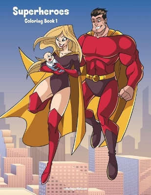 Superheroes Coloring Book 1