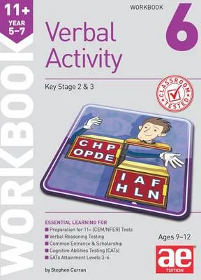 11+ Verbal Activity Year 5-7 Workbook 6: Additional Multiple-choice Practice Questions