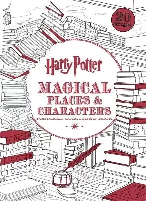 Harry Potter Magical Places & Characters Postcard Colouring Book: 20 postcards to colour