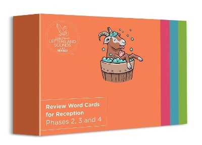 Review Word Cards for Reception (ready-to-use cards): Phases 2, 3 and 4