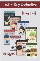 RJ - Boy Detective Books 1-8: Fun Short Story Mysteries for Children Ages 9-12