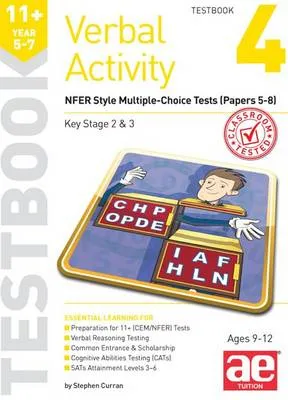 11+ Verbal Activity Year 5-7 Testbook 4: Gl Assessment Style Multiple-Choice Tests (Papers 5-8)