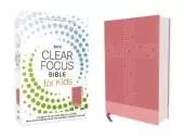 NIrV, Clear Focus Bible for Kids (Help Kids with ADHD or Dyslexia Read with Confidence), Leathersoft, Pink: Help Kids with ADHD or Dyslexia Read with Confidence