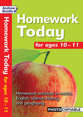 Homework Today for Ages 10-11