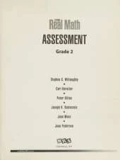 Real Math Assessment - Grade 2