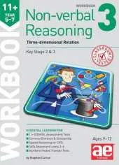 11+ Non-verbal Reasoning Year 5-7 Workbook 3: Three-dimensional Rotation