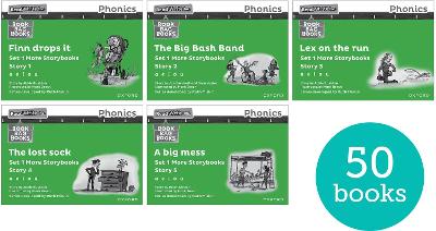 Read Write Inc. Phonics: Green Set 1 More Black & White Storybooks (Pack of 50)