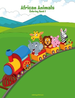 African Animals Coloring Book 1