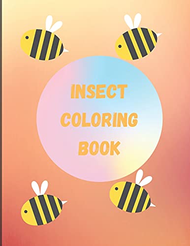 Insect coloring book & scissors skills