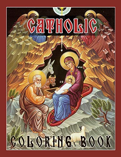 Catholic Coloring Book: Catholic Saints for Kids, Heavenly Friends, Catholic Coloring Books for Kids