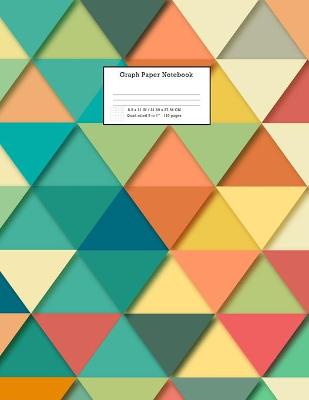 Graph Paper Notebook: Grid Paper Notebook 110 Sheets Large 8.5 x 11 Quad Ruled 5x5