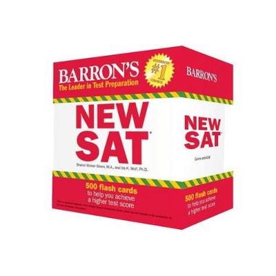 Barron's New SAT Flash Cards: 500 Flash Cards to Help You Achieve a Higher Score