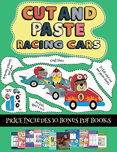 Craft Ideas (Cut and paste - Racing Cars): This book comes with collection of downloadable PDF books that will help your child make an excellent start to his/her education. Books are designed to improve hand-eye coordination, develop fine and gross motor