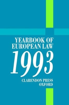 Yearbook of European Law 1993