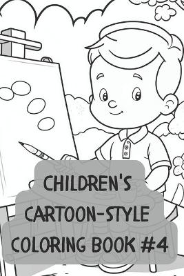Children's Cartoon-Style Coloring Book #4