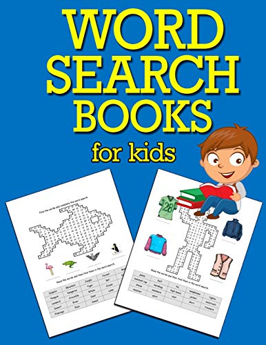 Word Search Books for Kids: Hours of Fun, Easy Large Print Kids Word Search, Word Search for Kids to Improve Vocabulary, Spelling and Memory