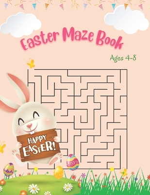 Big Easter Mazes Book for Kids 4-8 Years: 100 Easter-themed maze puzzles with increasing difficulty