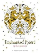 Enchanted Forest Artist's Edition: A Pull-Out and Frame Colouring Book