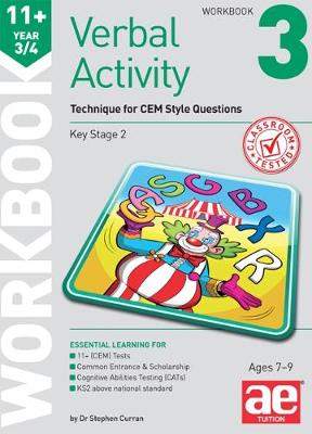 11+ Verbal Activity Year 3/4 Workbook 3: Technique for CEM Style Questions