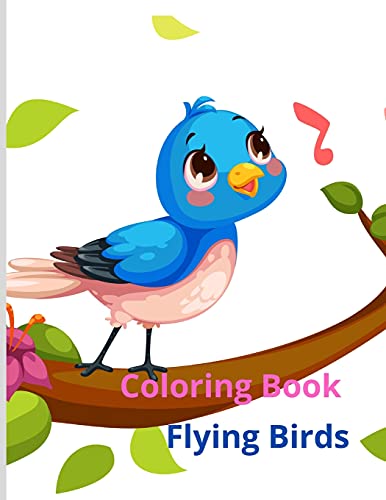 Coloring Book Flying Birds