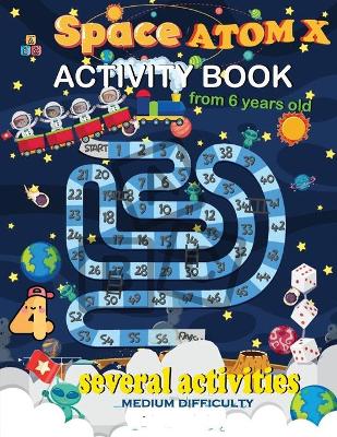 activity book from 6 years old. several activities: colouring maze sudoku number search. With all these varieties of activities included, help your child to grow and develop intellectually.