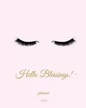 Hello Blessings! 2021 Horizontal Planner