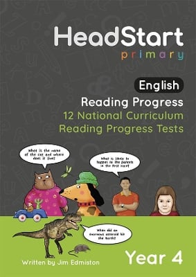 English Reading Progress - Year 4: 12 National Curriculum Reading Progress Tests