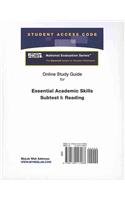 Access Code Card for the Online Tutorial for the National Evaluation Series Essential Academic Skills Subtest I: Reading Test