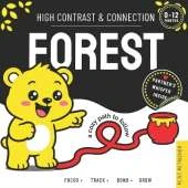 High Contrast & Connection Forest: Visual Stimulation Book for Infants Focus Tracking, Tummy Time & Parent-Baby Connection